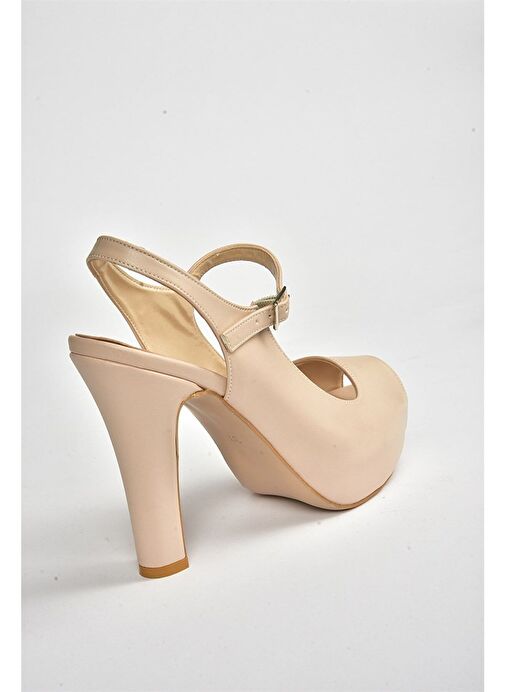 Ten Platform Topuklu Kadın Abiye Ayakkabı M348007009 - Görsel 5