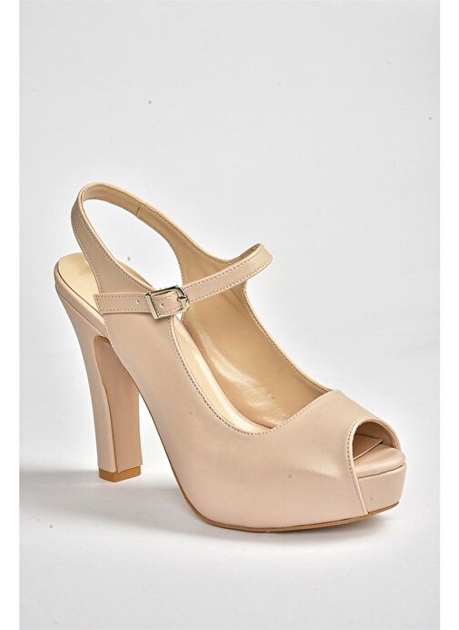 Ten Platform Topuklu Kadın Abiye Ayakkabı M348007009 - Görsel 6