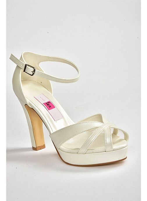 Sedef Platform Topuklu Kadın Abiye Ayakkabı M348202009 - Görsel 7