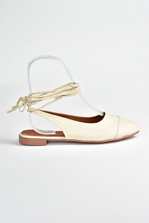 Bej Bilek Bağlamalı Kadın Babet M726890209 - Görsel 9