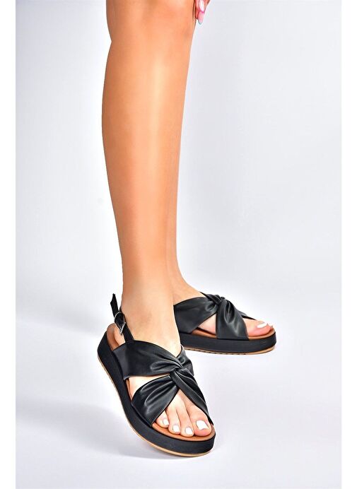 Siyah Günlük Kadın Sandalet M524022309 - Görsel 4