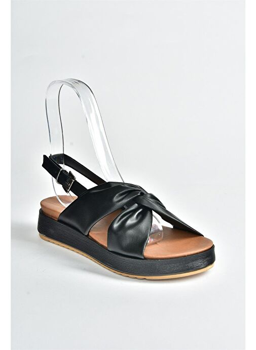 Siyah Günlük Kadın Sandalet M524022309 - Görsel 7