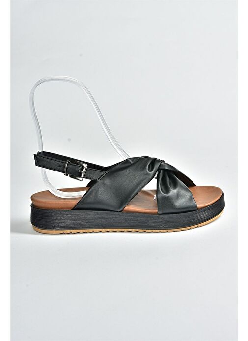 Siyah Günlük Kadın Sandalet M524022309 - Görsel 8
