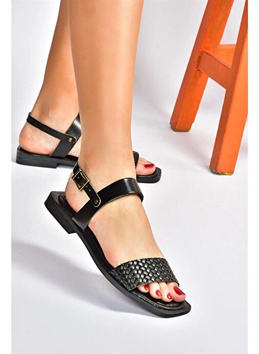 Siyah Günlük Kadın Sandalet M291043603 - Görsel 2