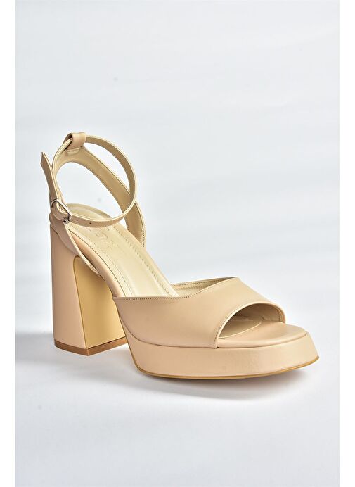 Ten Kalın Platform Topuklu Kadın Ayakkabı M570345609 - Görsel 7