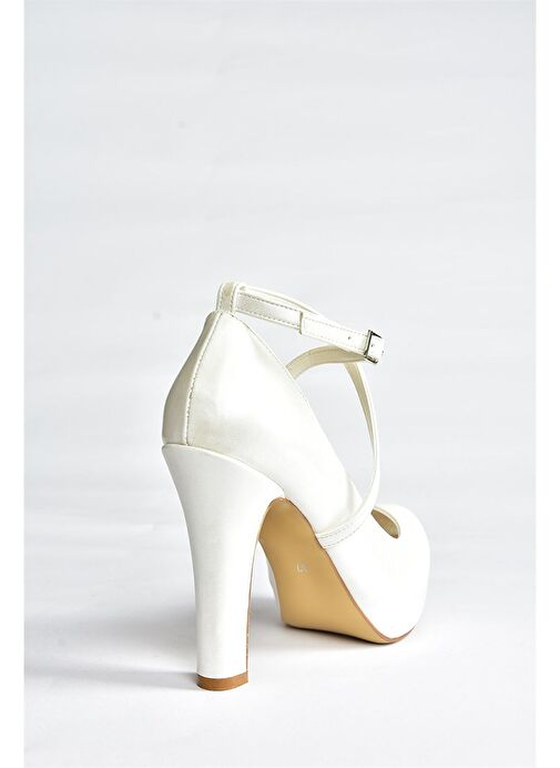 Sedef Platform Topuklu Kadın Abiye Ayakkabı M348007609 - Görsel 5