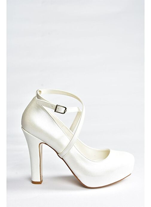 Sedef Platform Topuklu Kadın Abiye Ayakkabı M348007609 - Görsel 6