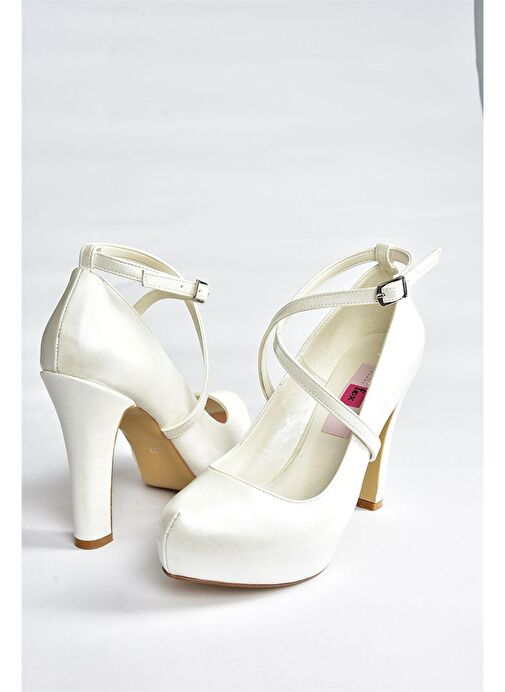 Sedef Platform Topuklu Kadın Abiye Ayakkabı M348007609 - Görsel 7