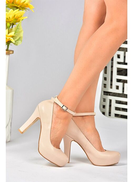 Ten Platform Topuklu Kadın Abiye Ayakkabı M348007709 - Görsel 3