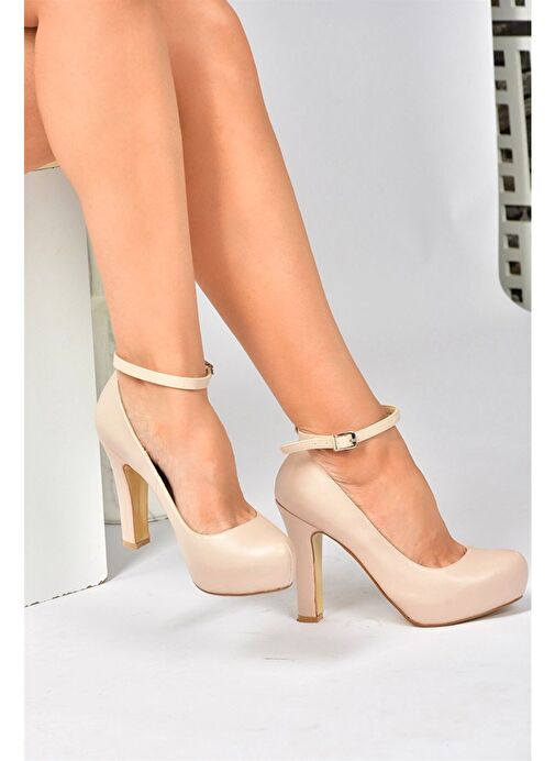 Ten Platform Topuklu Kadın Abiye Ayakkabı M348007709 - Görsel 4