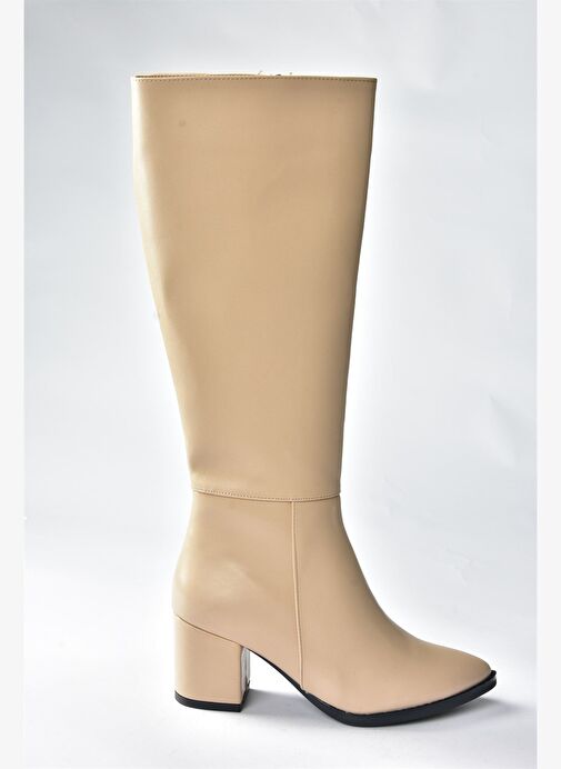 Ten Kalın Tabanlı Kadın Çizme L251081609 - Görsel 6