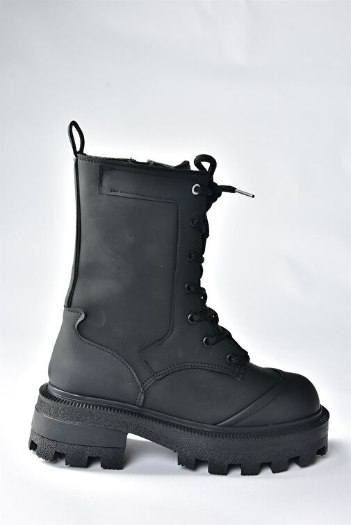 Siyah Kalın Tabanlı Kadın Postal Bot N973000209 - Görsel 5