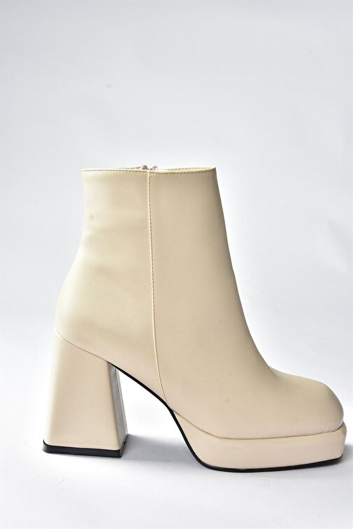 Bej Platform Taban Kadın Bot N282190809 - Görsel 6