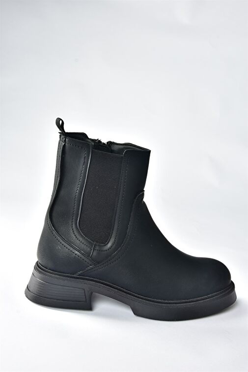 Siyah Alçak Topuklu Günlük Kadın Bot N674260009 - Görsel 5