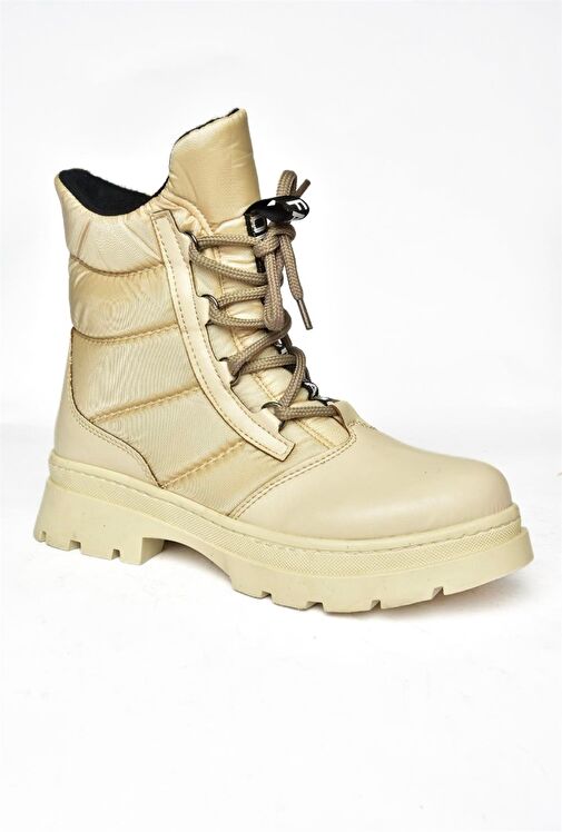 Bej Kumaş Kadın Bot L274505004 - Görsel 6