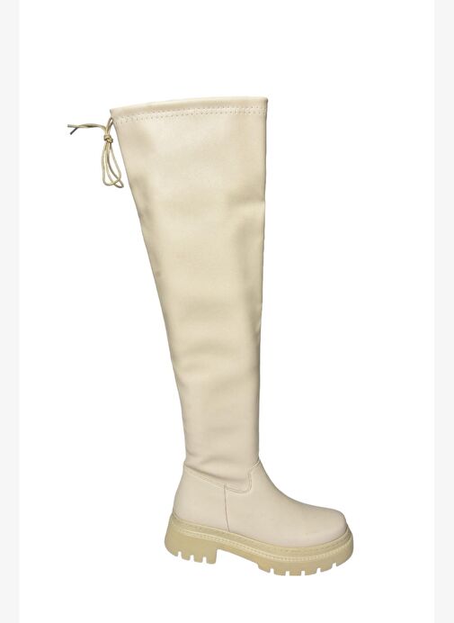 Ten Kalın Tabanlı Dizüstü Kadın Çizme N404002009 - Görsel 6