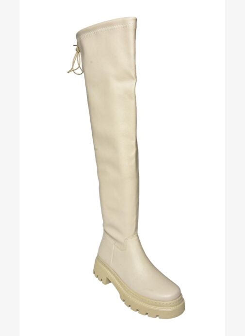 Ten Kalın Tabanlı Dizüstü Kadın Çizme N404002009 - Görsel 7