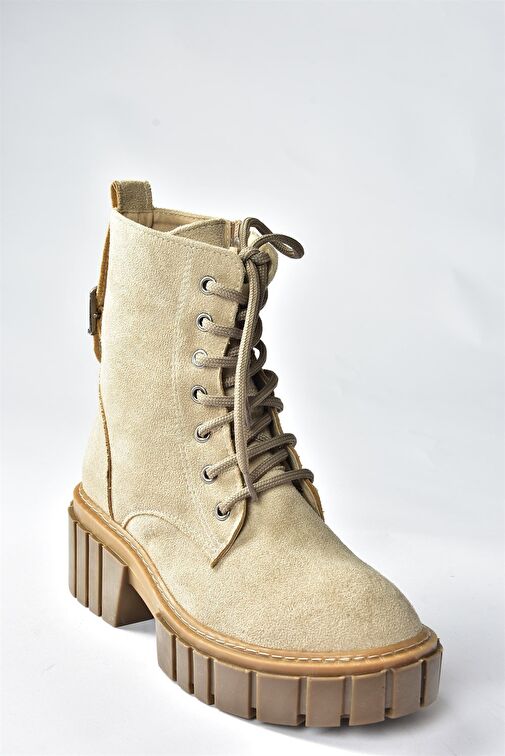 Ten Süet Kalın Taban Kadın Bot N820200202 - Görsel 7