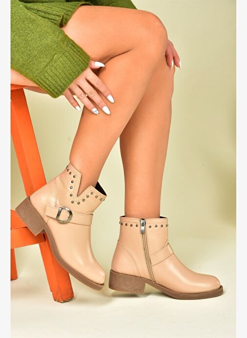 Ten Alçak Topuklu Günlük Kadın Bot N518400209 - Görsel 3