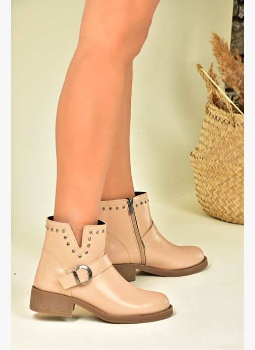 Ten Alçak Topuklu Günlük Kadın Bot N518400209 - Görsel 4