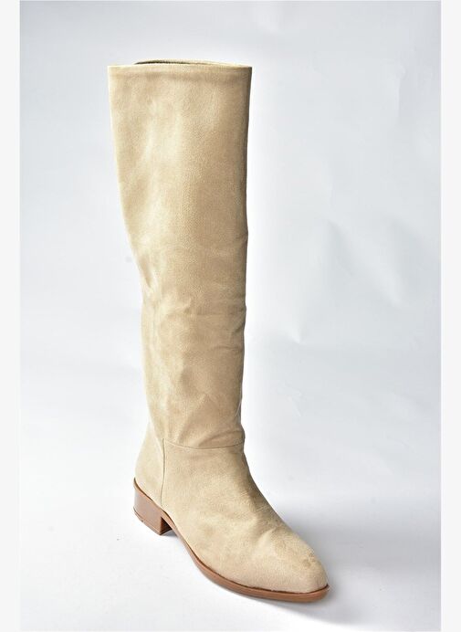 Ten Süet Düz Taban Günlük Kadın Çizme L726600902 - Görsel 6