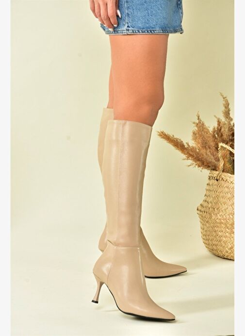Ten İnce Topuklu Kadın Çizme N282110109 - Görsel 3