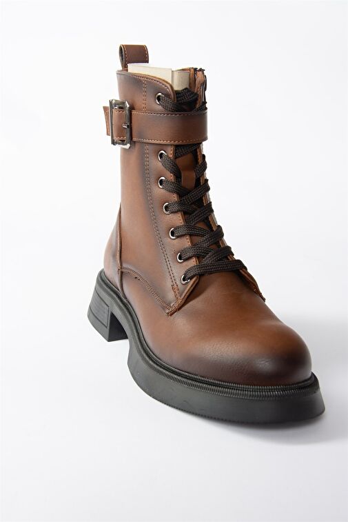 Taba Metal Tokalı Kadın Postal Bot N674260109 - Görsel 6