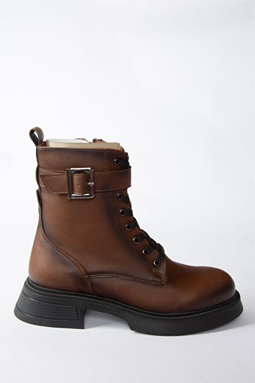 Taba Metal Tokalı Kadın Postal Bot N674260109 - Görsel 7