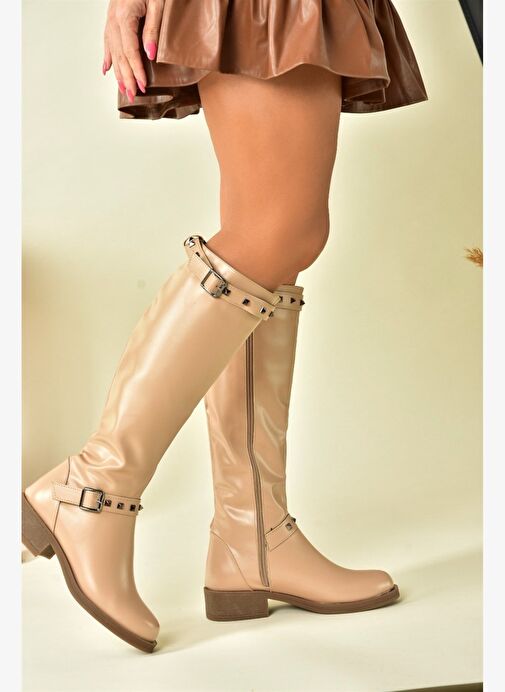 Ten Zımba Detaylı Günlük Kadın Çizme N518400609 - Görsel 2