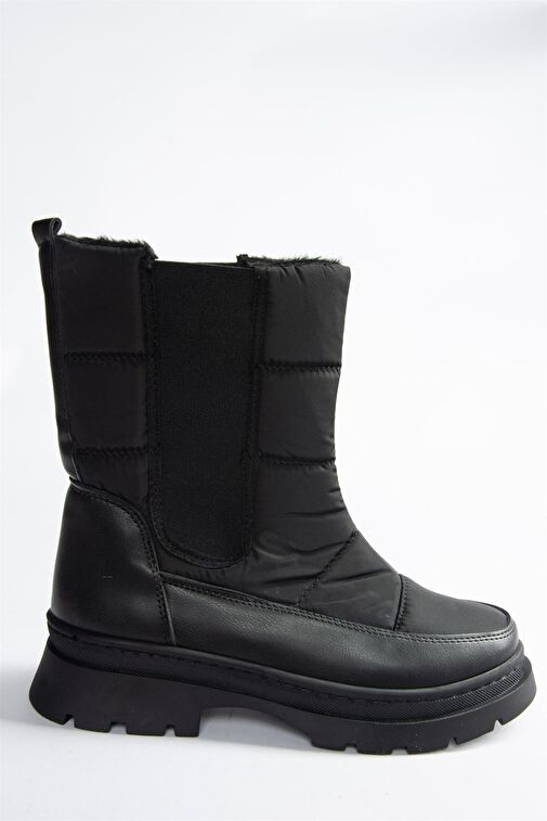 Siyah Kumaş Günlük Kadın Bot N820001204 - Görsel 7