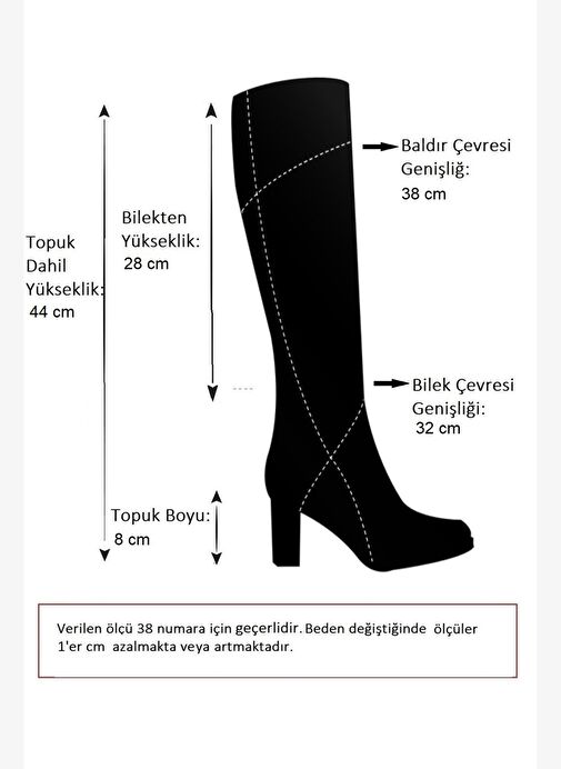 Yeşil Süet Topuklu Büzgü Model Kadın Ayakkabı N749830002 - Görsel 8
