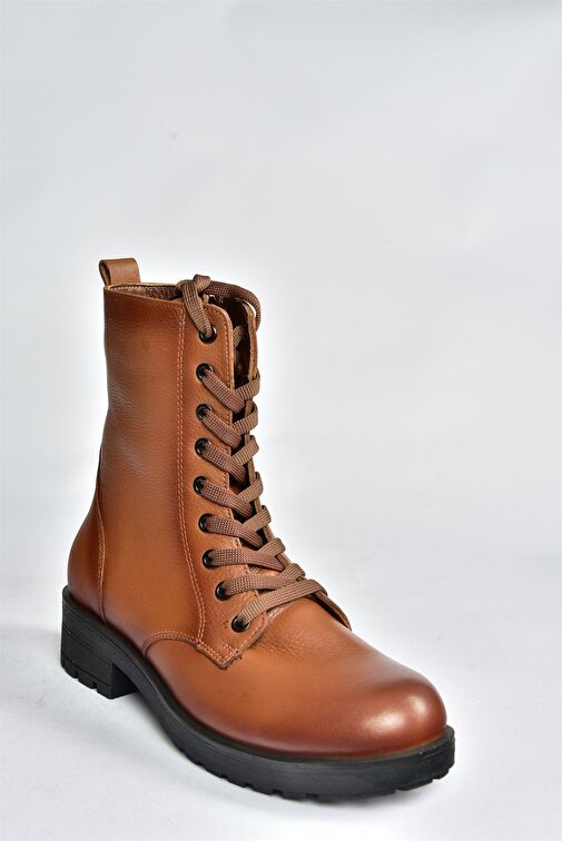 Taba Hakiki Deri Günlük Kadın Postal Bot N555400103 - Görsel 5