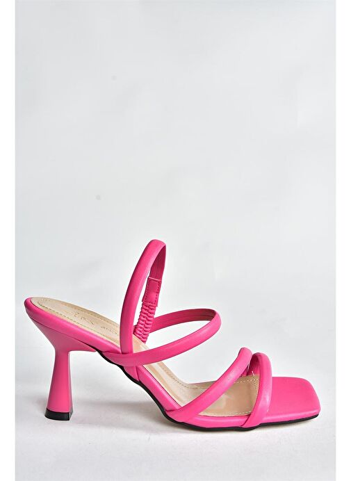 Fox Shoes Fuşya Kadın Topuklu Ayakkabı 10201 - Görsel 7