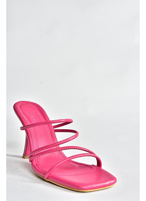 Fuşya Kalın Topuklu Kadın Ayakkabı P590033909 - Görsel 6