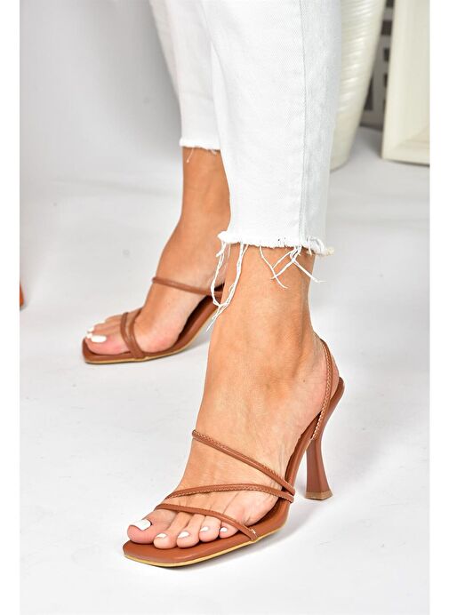 Taba Kalın Topuklu Kadın Ayakkabı P590033909 - Görsel 3