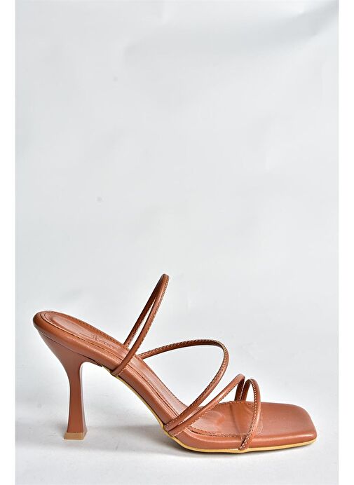 Taba Kalın Topuklu Kadın Ayakkabı P590033909 - Görsel 6