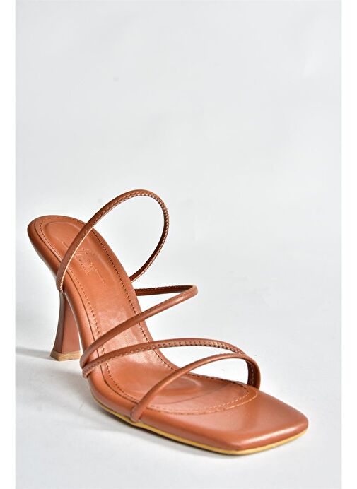 Taba Kalın Topuklu Kadın Ayakkabı P590033909 - Görsel 7