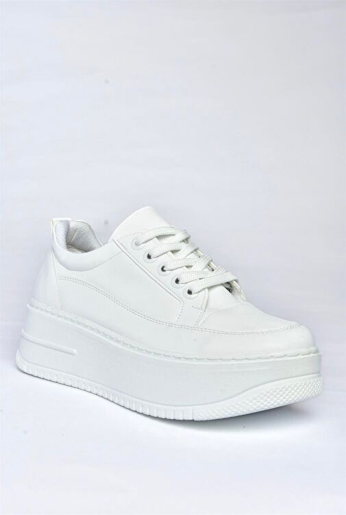 Fox Shoes Beyaz Kadın Sneaker 10398 - Görsel 7