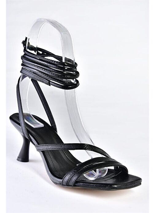 Fox Shoes Siyah Kadın Topuklu Ayakkabı 10561 - Görsel 6