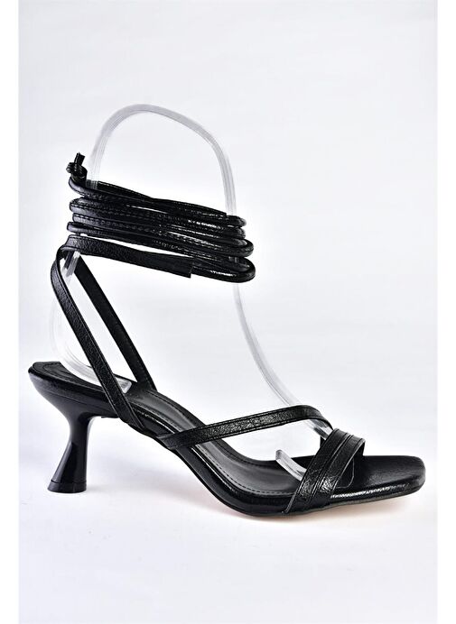 Fox Shoes Siyah Kadın Topuklu Ayakkabı 10561 - Görsel 7