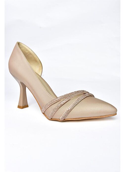 Fox Shoes Ten Kadın Kumaş Abiye Ayakkabı 10775 - Görsel 7