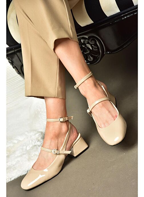 P654137008 Ten Rugan Mary Jane Alçak Topuklu Kadın Ayakkabı Maryjane - Görsel 5