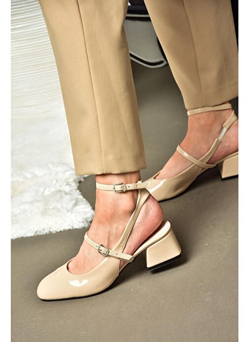 P654137008 Ten Rugan Mary Jane Alçak Topuklu Kadın Ayakkabı Maryjane - Görsel 6