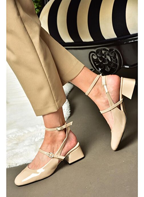 P654137008 Ten Rugan Mary Jane Alçak Topuklu Kadın Ayakkabı Maryjane - Görsel 7