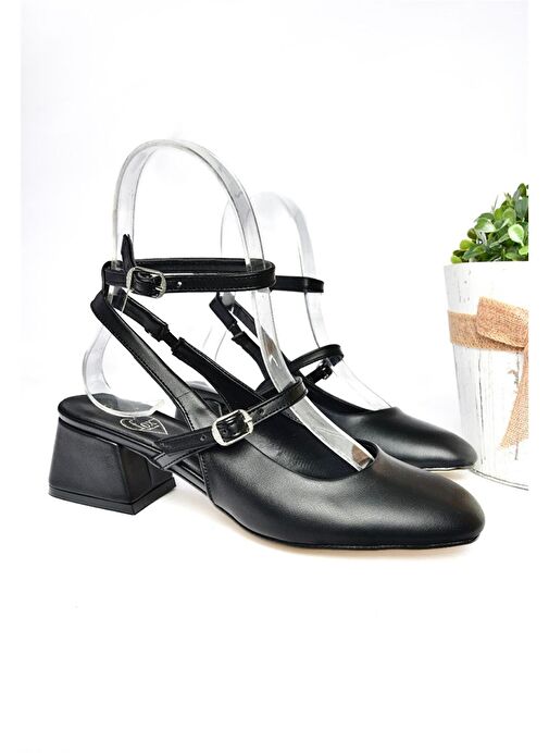 Fox Shoes Siyah Kadın Topuklu Ayakkabı 11234 - Görsel 6