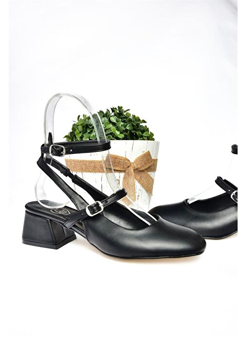 Fox Shoes Siyah Kadın Topuklu Ayakkabı 11234 - Görsel 8