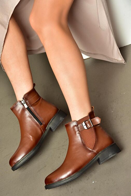 R374050209 Taba Alçak Tabanlı Kadın Bot - Görsel 4