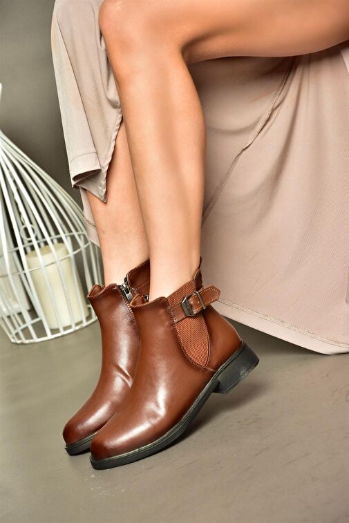 R374050209 Taba Alçak Tabanlı Kadın Bot - Görsel 5