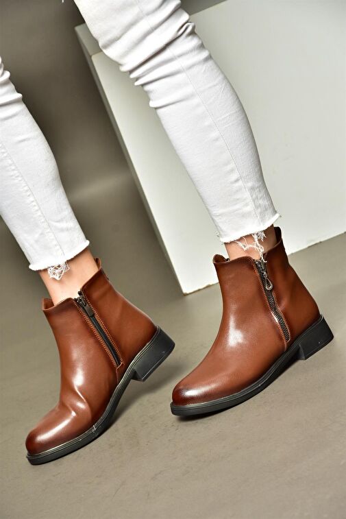 R374050409 Taba Alçak Tabanlı Kadın Bot - Görsel 6