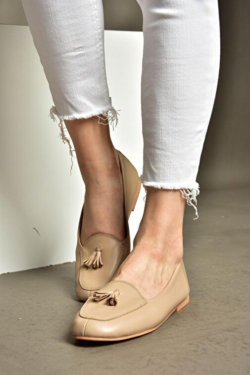 R667001203 Ten Hakiki Deri Babet - Görsel 4